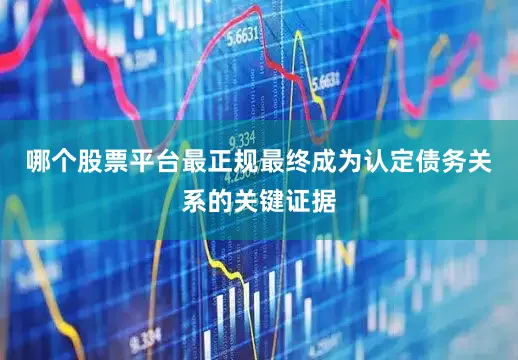 哪个股票平台最正规最终成为认定债务关系的关键证据